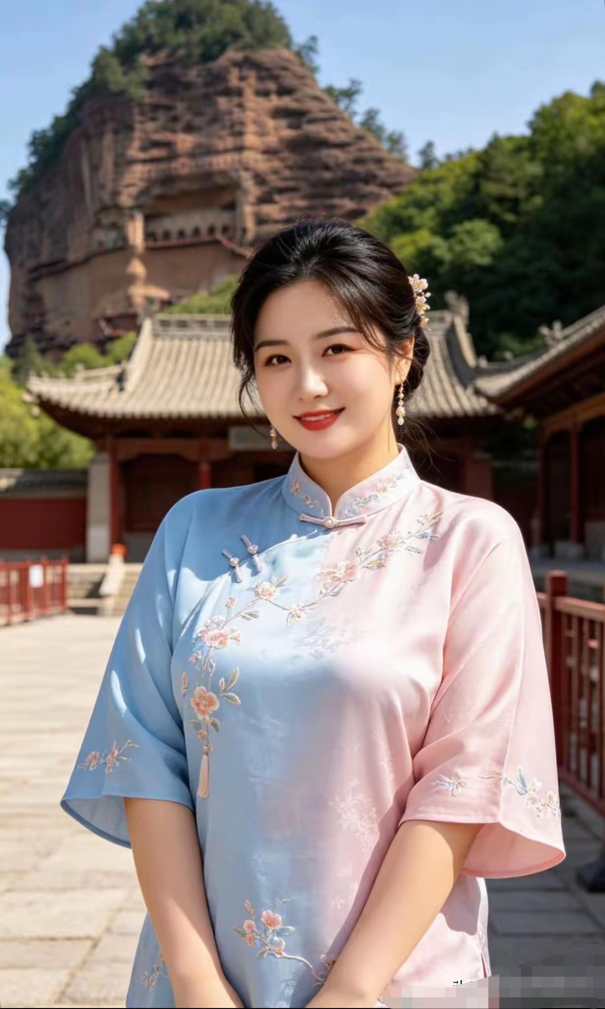 羞涩的美女