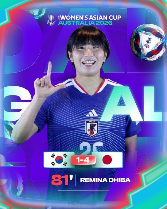 女足亚洲杯韩国队踢得还不错，结果又丢了4个球，日本有2球没算，下半场韩国很拼