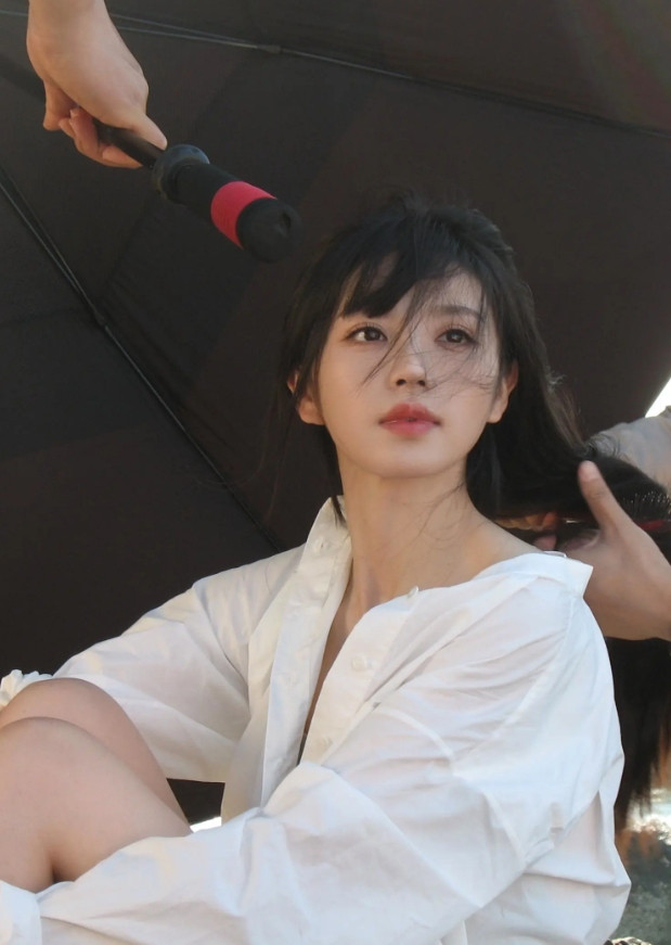 田曦薇海边大片，什么水平？