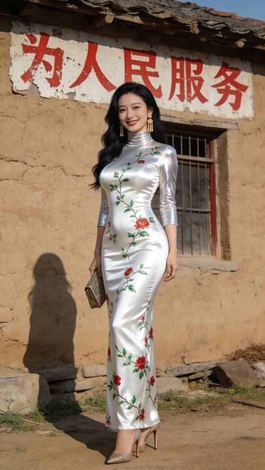 现代与过去的交融：家乡美照生活随拍美女乡土美女美女家乡留影。