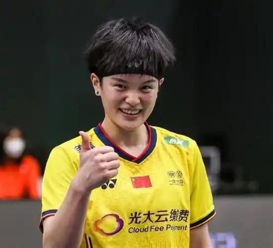 刚刚结束了一场2026年新加坡羽毛球公开赛女单1/8决赛，全英公开赛女单冠军、世