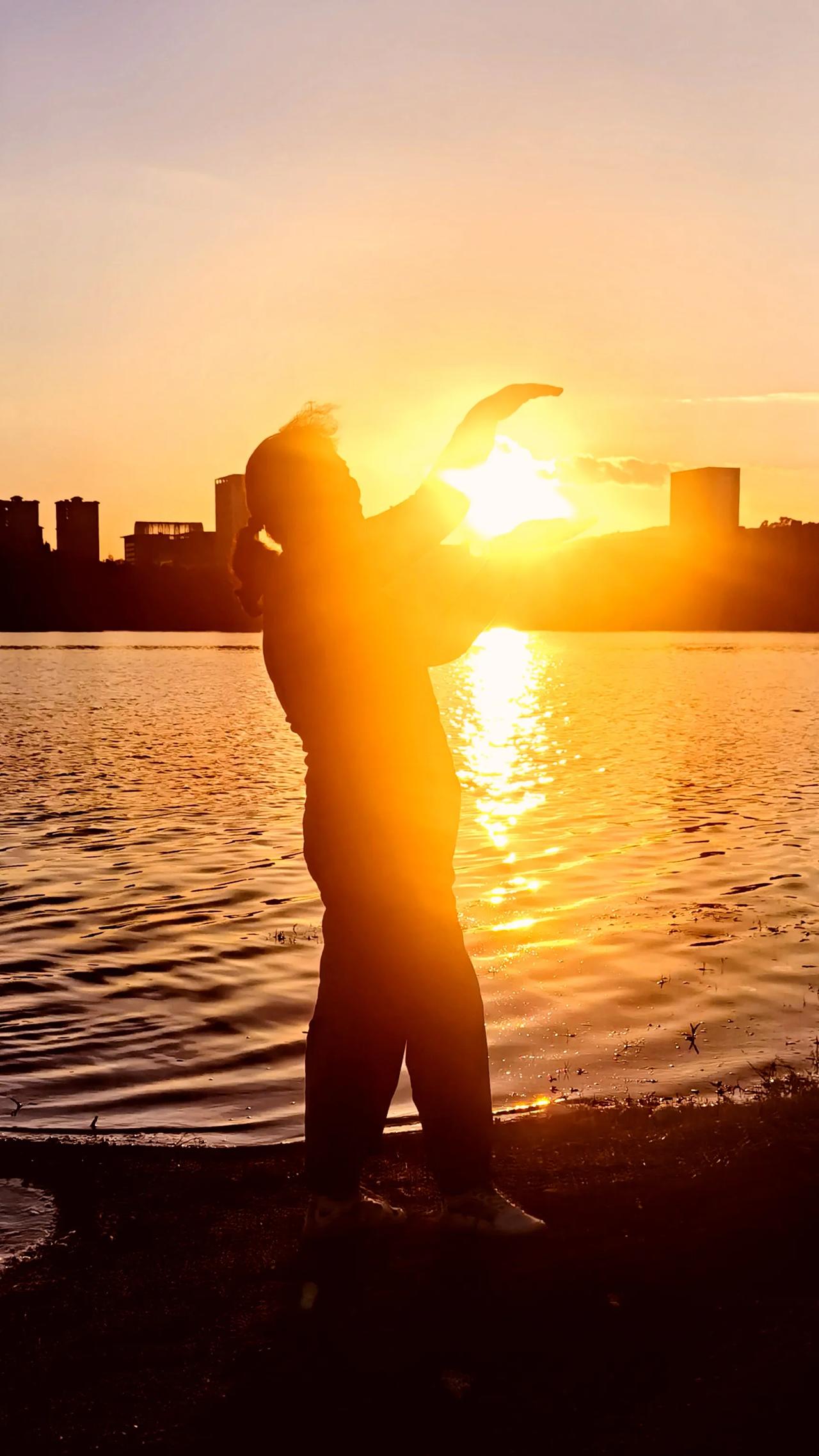 可以发下你拍的美景照片吗夕阳晚照