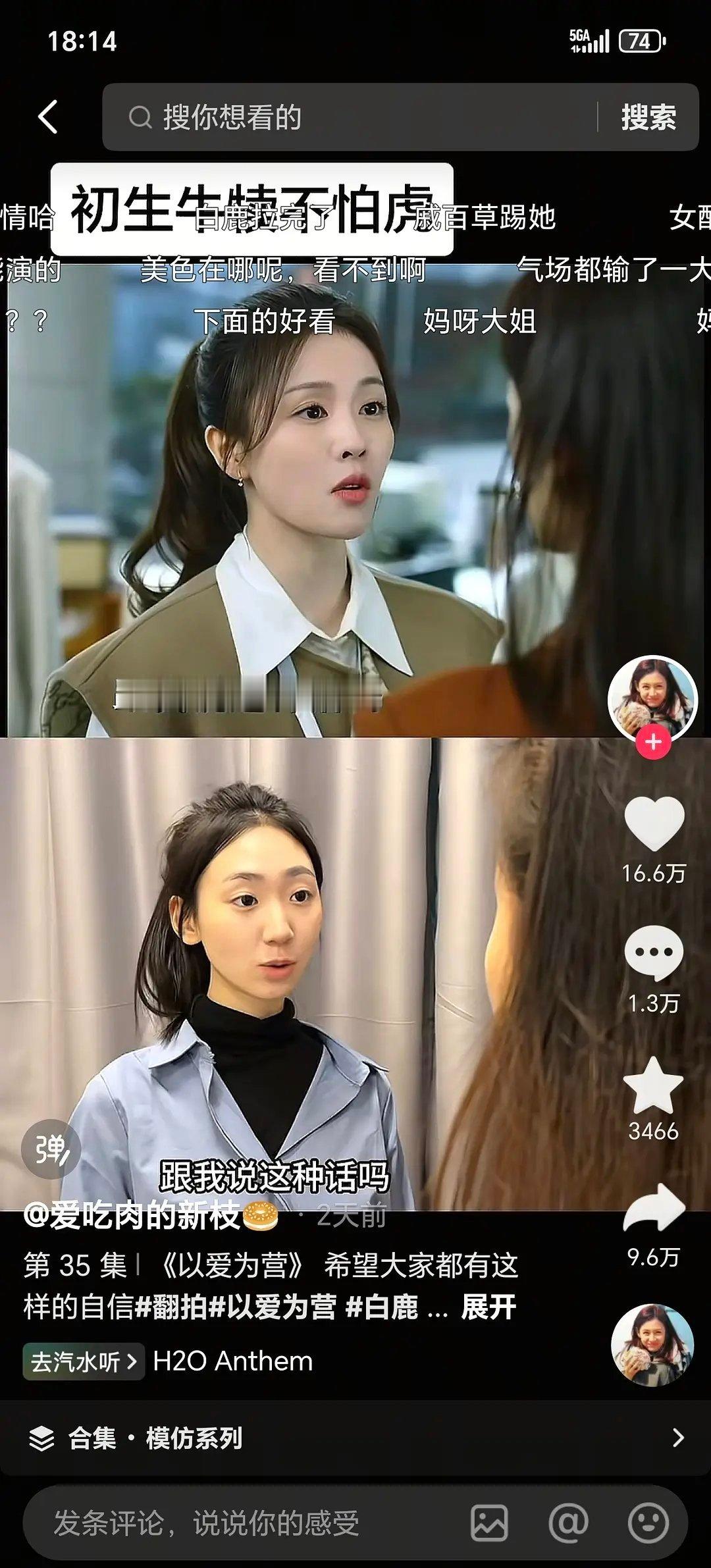 白鹿拍过以爱为营之后是不是再也没碰过现偶确实不适合她