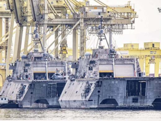 “比美国海军林肯号航母跑的还远，美国海军LCS濒海战斗舰从波斯湾跑路，出现在南海