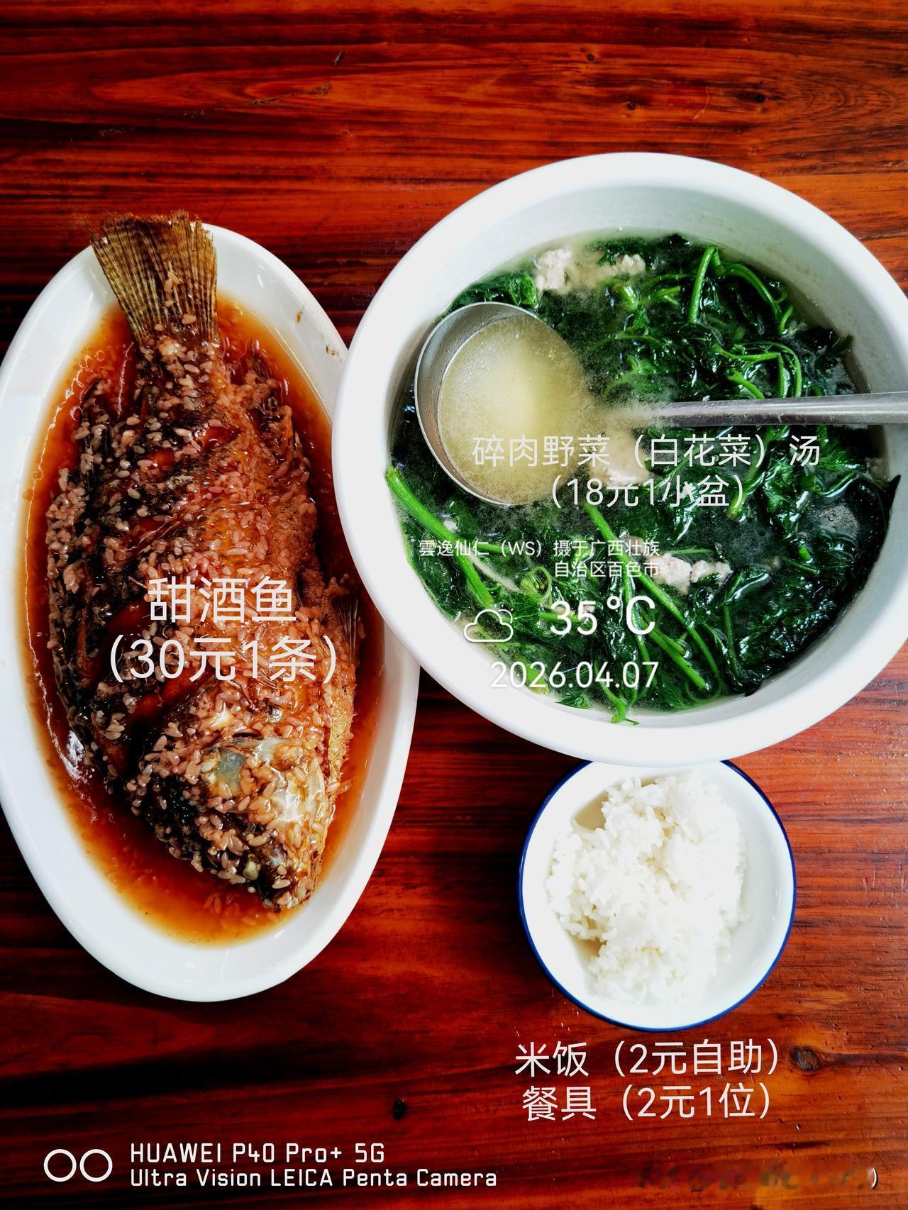 旅居生活记录（9435）广西壮族自治区百色市（120）品尝小吃35：甜酒鱼（30