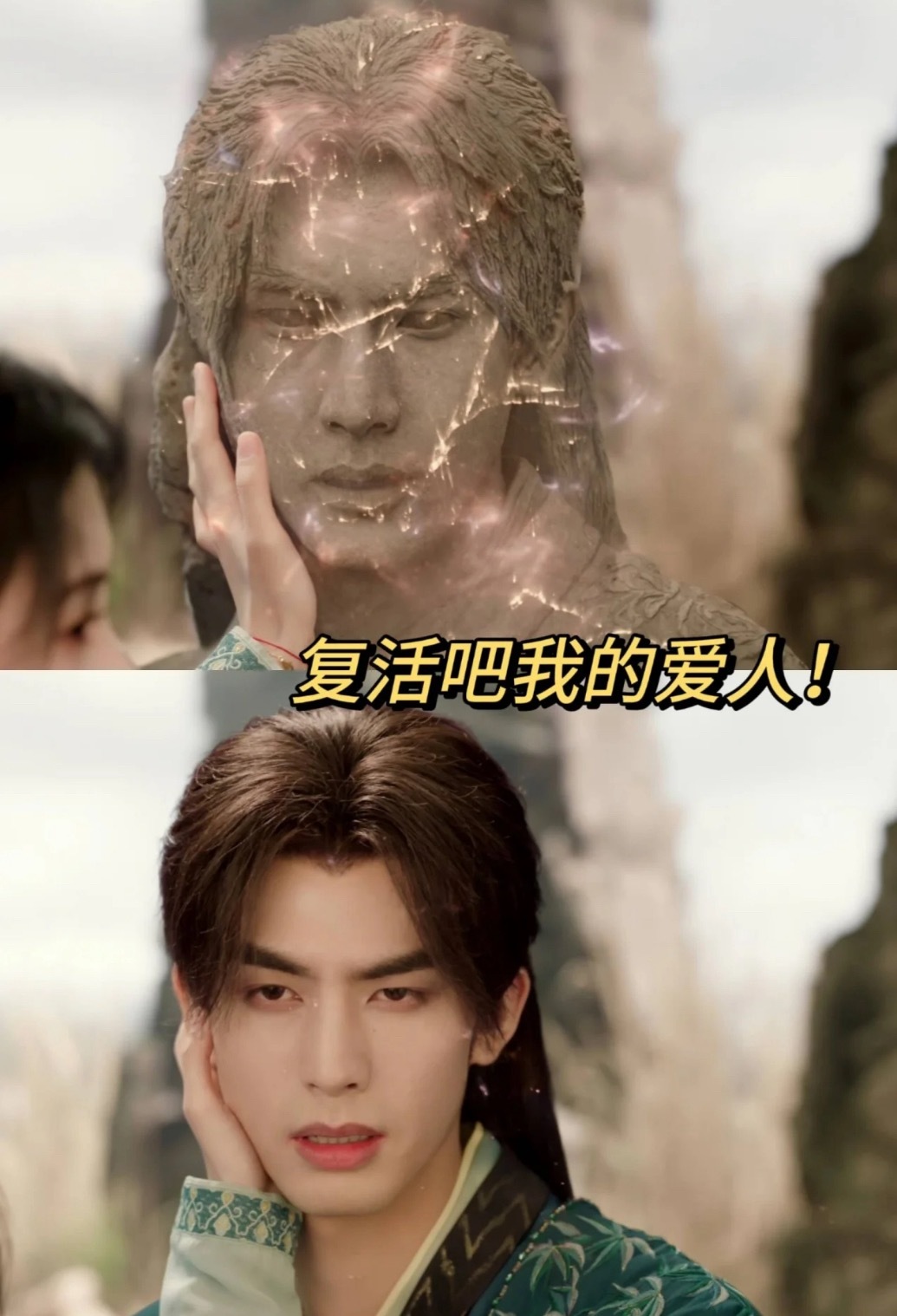 鞠婧祎靠演员的信念感绷住了小鞠刚开始不得笑惨啦笑点这么低哈哈哈哈！本来很感动的，