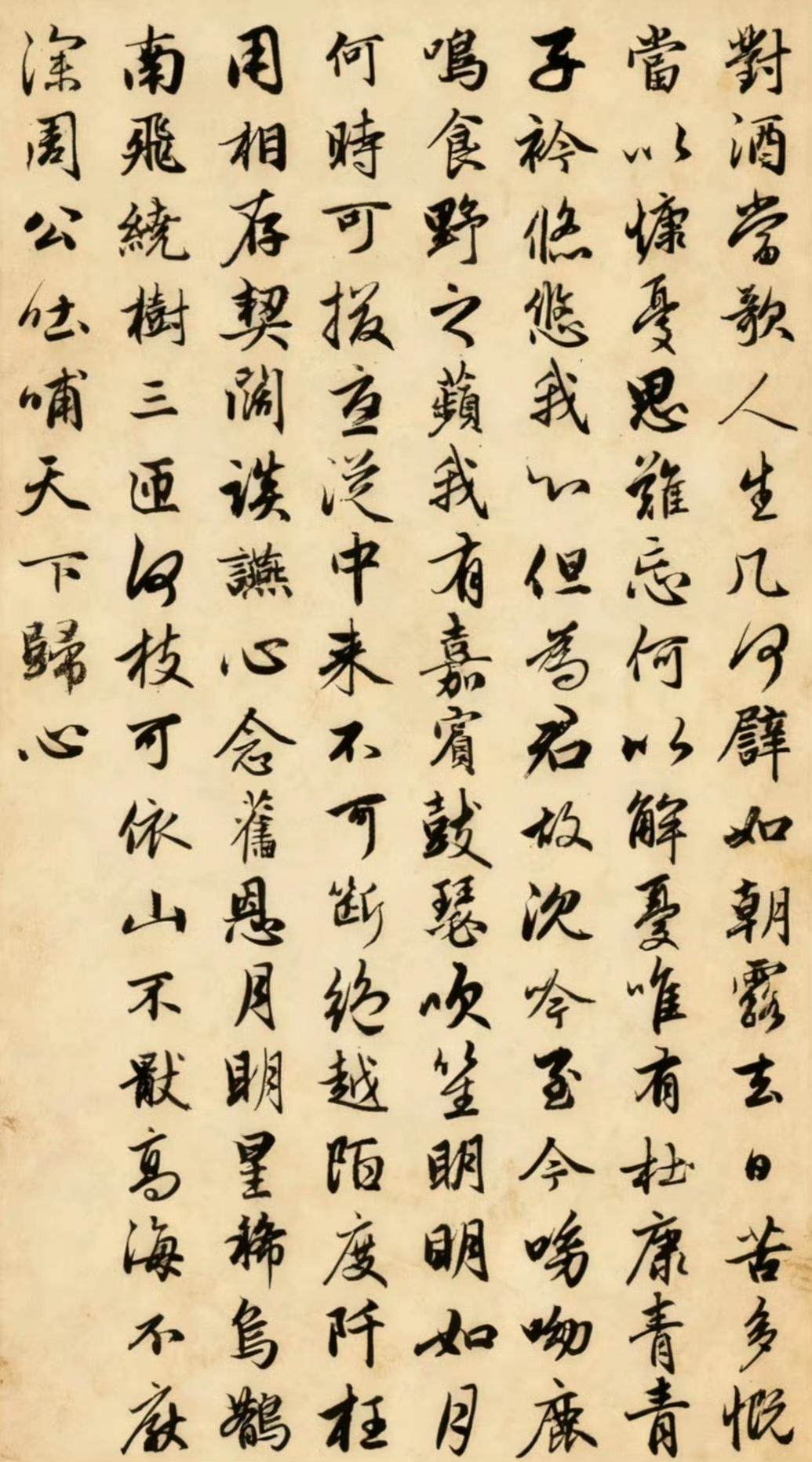 赵孟頫·集字曹操《短歌行》