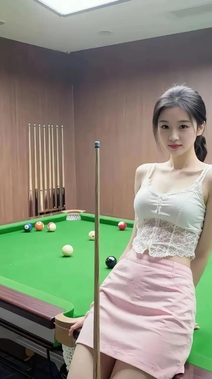 共享美人靓照台球玩家……喜爱玩台球的靓女。[赞]