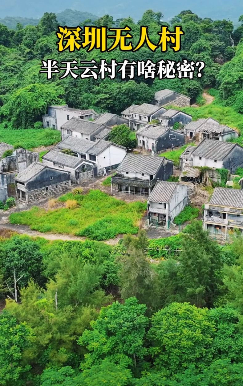 深圳无人村半天云村有啥秘密？万万不敢相信，在深圳这样繁华的地方居然还藏着这样一