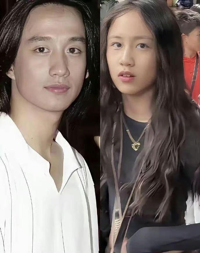 黄磊：多多，你站镜子前头，左边是你右边是我，我都分不清谁是谁了。黄多多：爸，