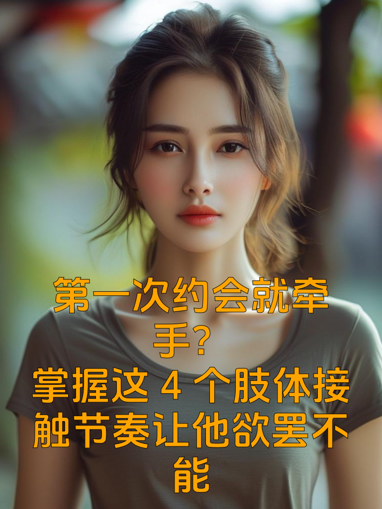 第一次约会就牵手？掌握这4个肢体接触节奏让他欲罢不能