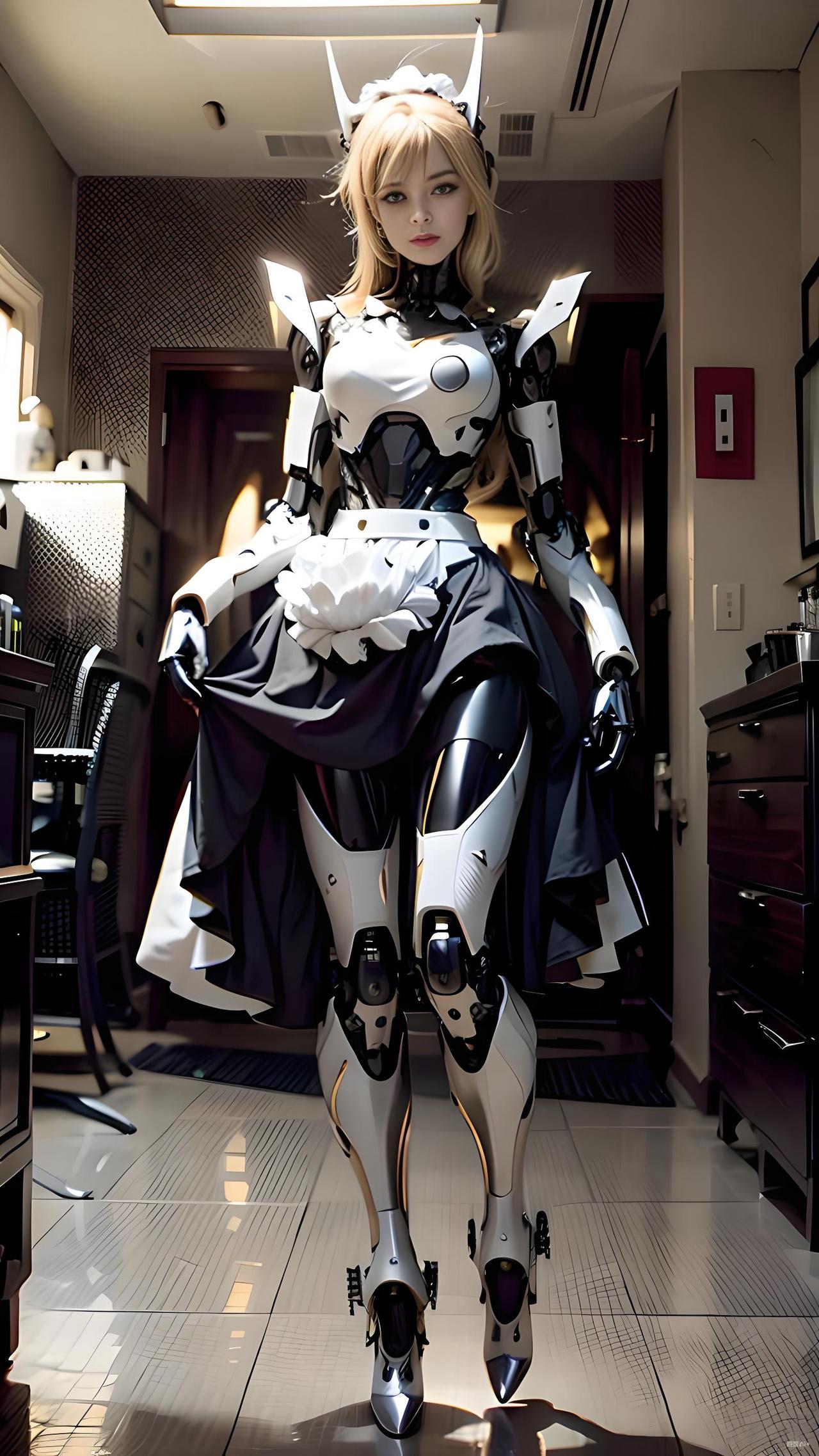 你觉得你能接受机器人女仆的价位是多少钱？我帮你们粗算了一下：她要会扫地，参考大疆