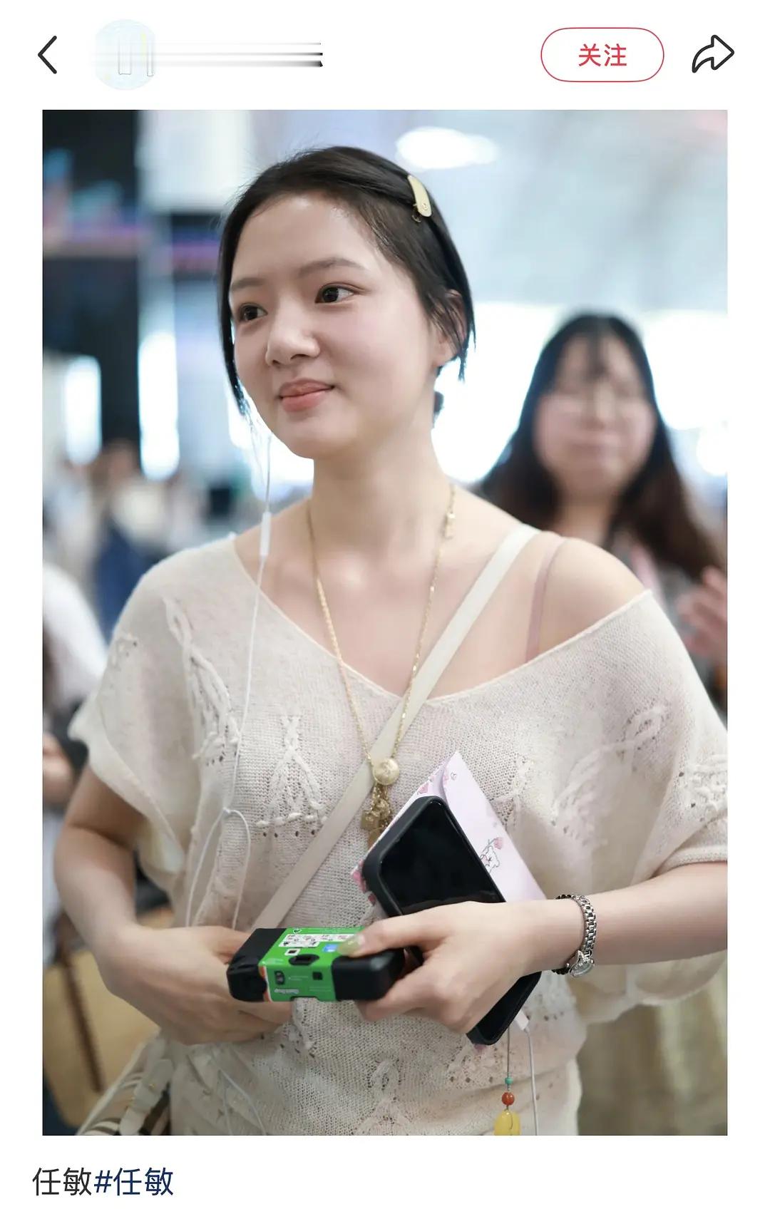 任敏如果改变一下👃，五官是不是就完美了？