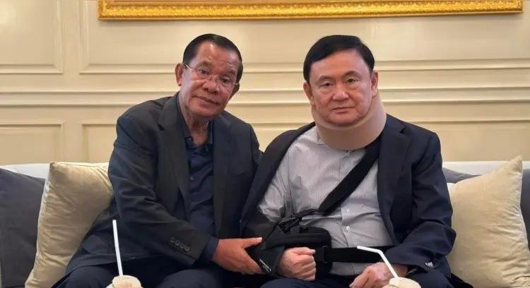 泰国前总理他信被判监禁1年，现在最高兴的估计是洪森，洪森通过录音门先是让他信的女