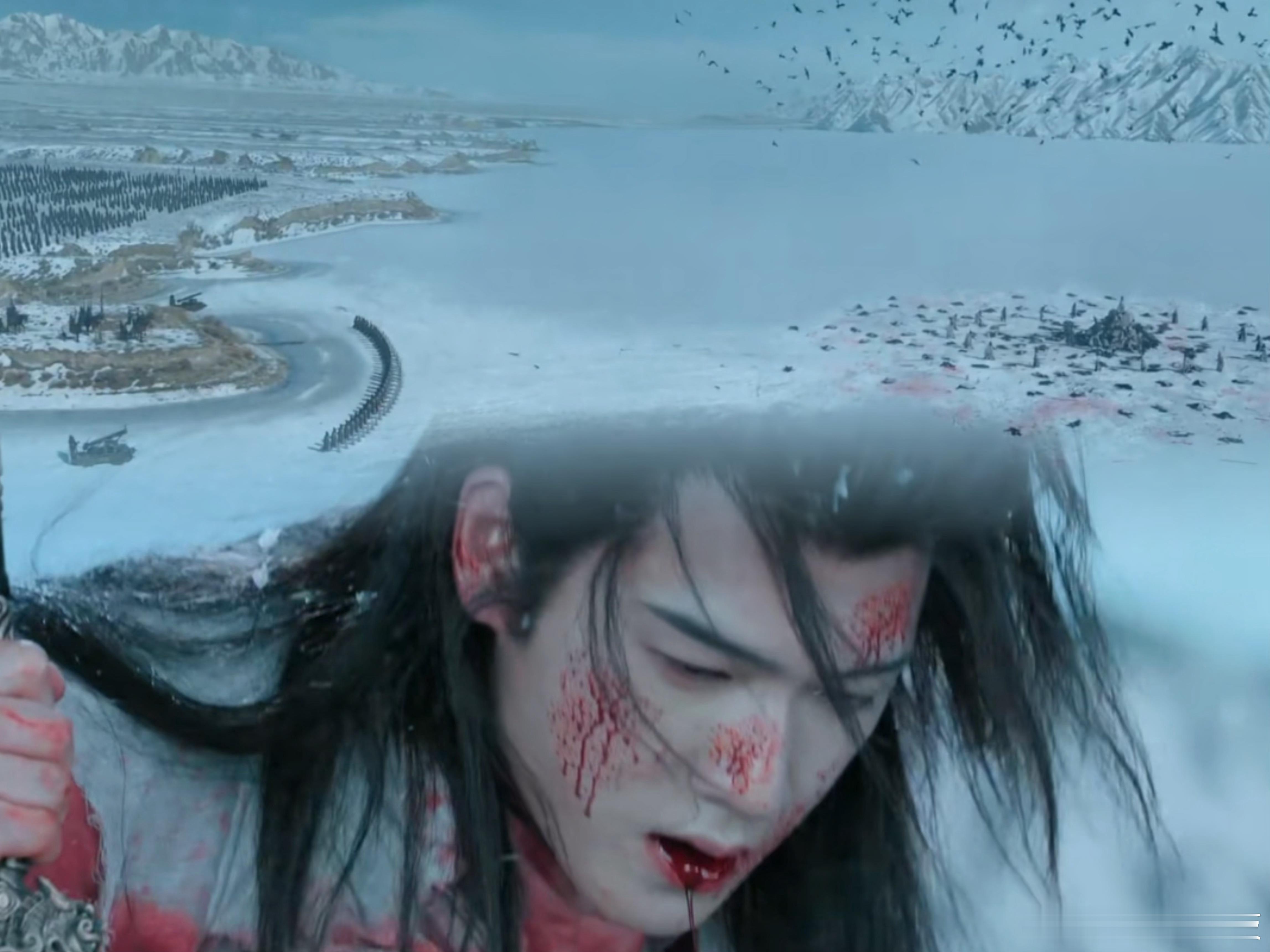 李昀锐冰湖重生名场面冰湖重生第1集1分31秒李昀锐尸山之上的登场，满身伤痕却依