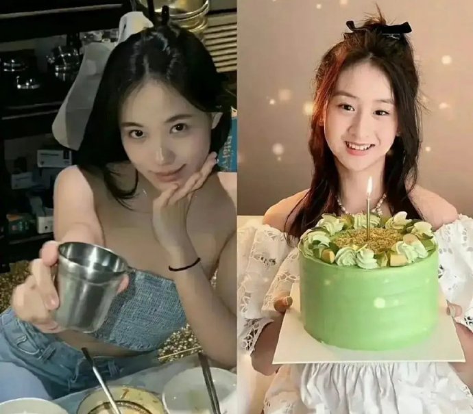 小S的二女儿和田亮的女儿长的看起来特像差个代沟的明明差不了几岁