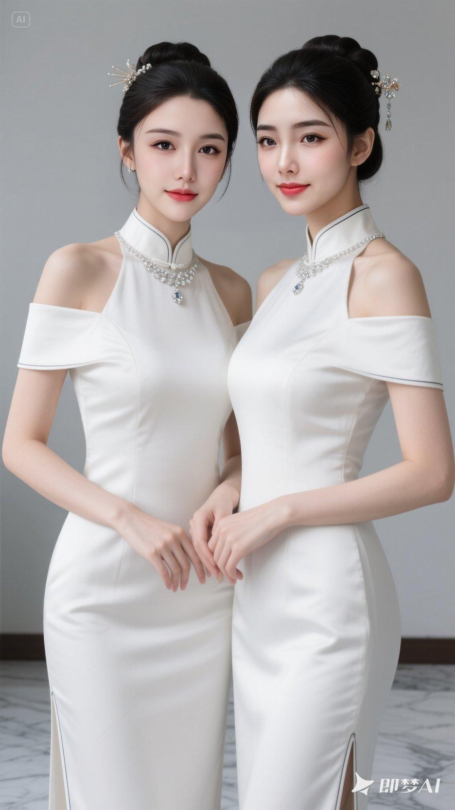 闺蜜合照 旗袍美人 姐妹照 时代姐妹花 旗袍写真