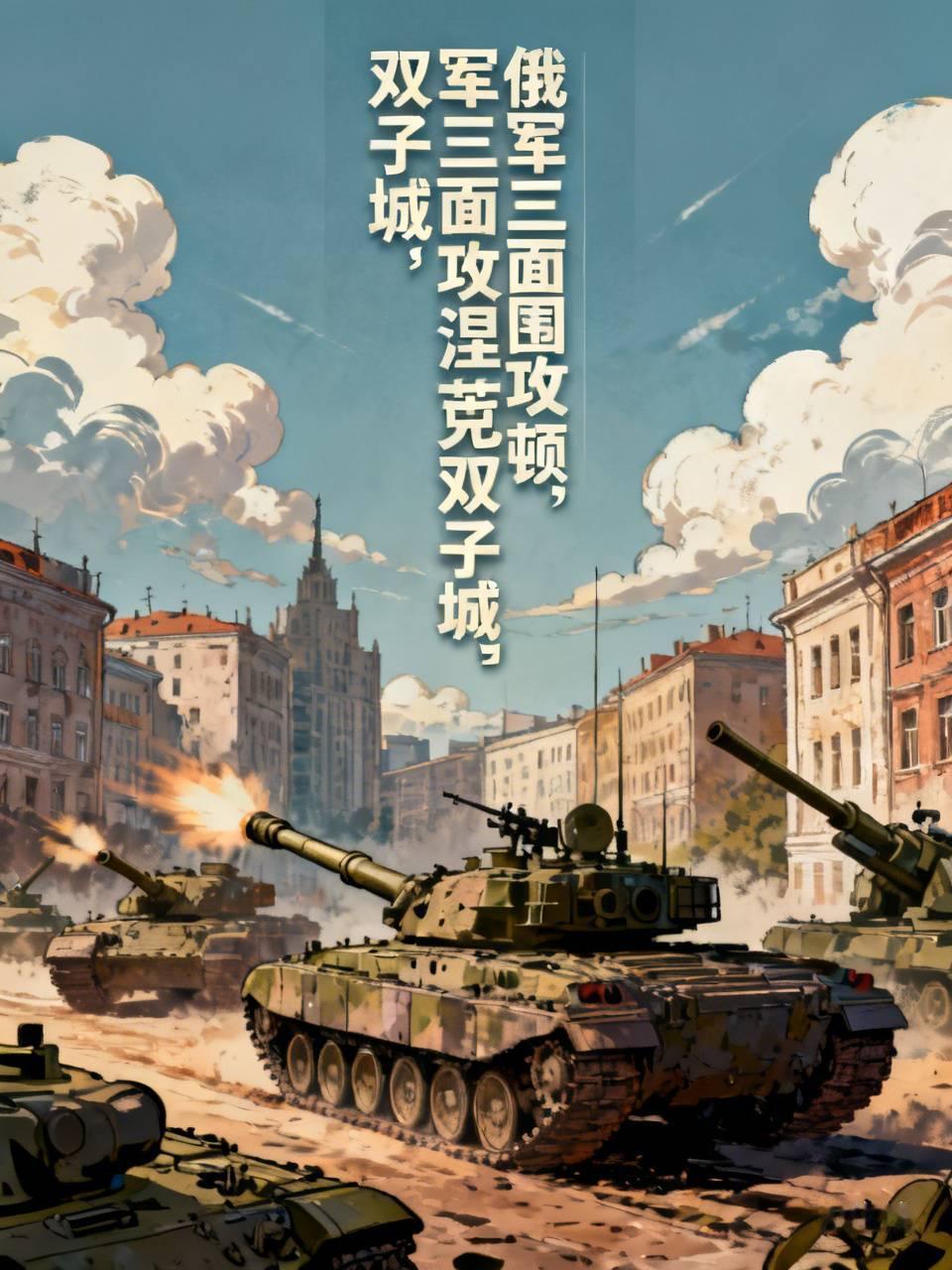 俄军三面围攻双子城.俄军三面围攻顿涅茨克“双子城”这场博弈很有看头
