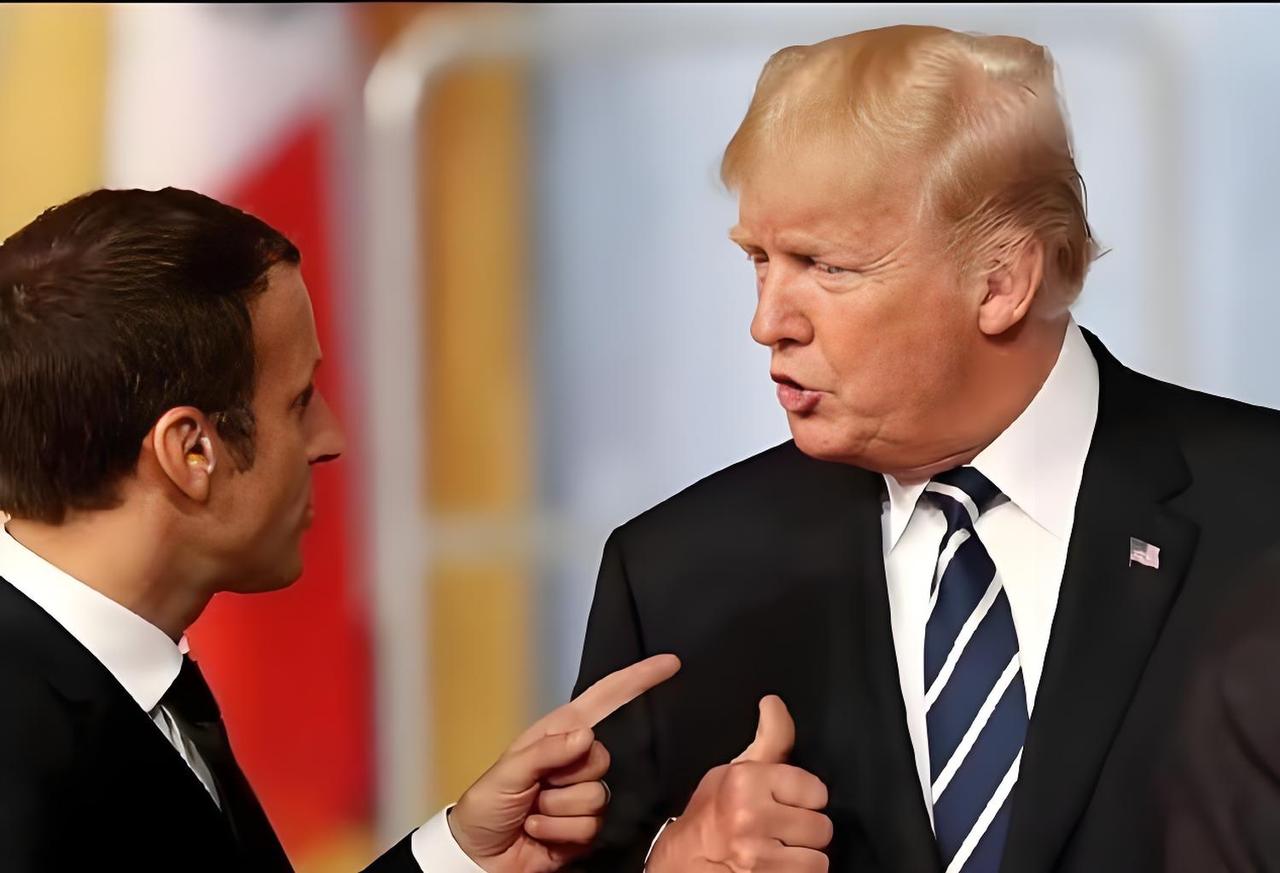 特朗普和马克龙现在是互相看不顺眼了。特朗普前两天把马克龙写给他的私人信件公诸