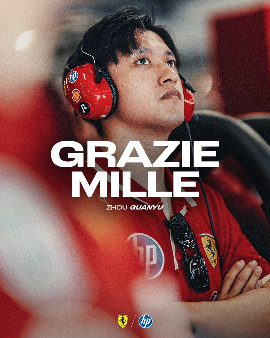 周冠宇将不再担任法拉利车队储备车手祝小周未来一切顺利！f12026f1赛车揭幕