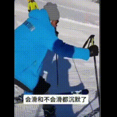 我以为水平多高呢……反正会滑的不会滑的都沉默了！看着像喝高了！你说他不