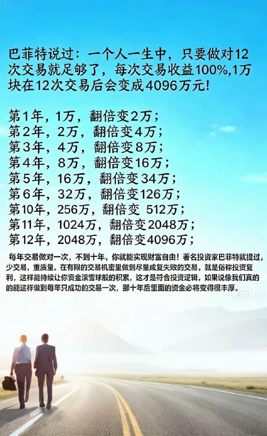 12次交易，实现财富自由！
