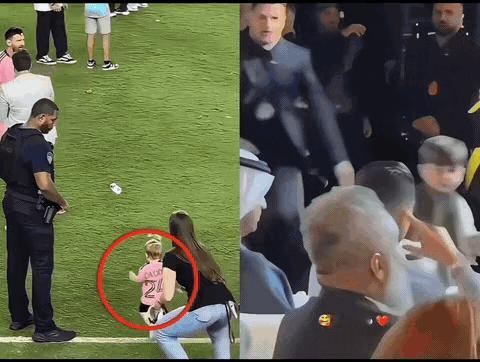 没有对比，就没有伤害……他们对待球迷的态度，人品高下立判。梅西是世界上最“低调