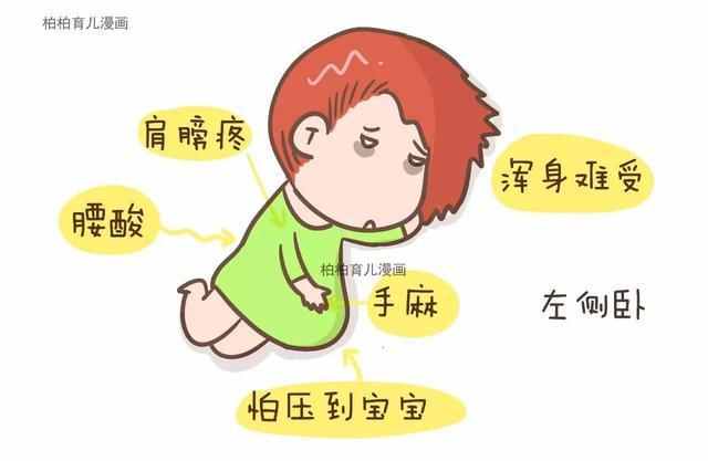 一篇漫画告诉你, 孕妇睡觉有多崩溃!