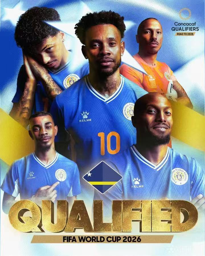 库拉索成功晋级世界杯正赛，以16万人口刷新冰岛保持的纪录，同时以444平方公里面