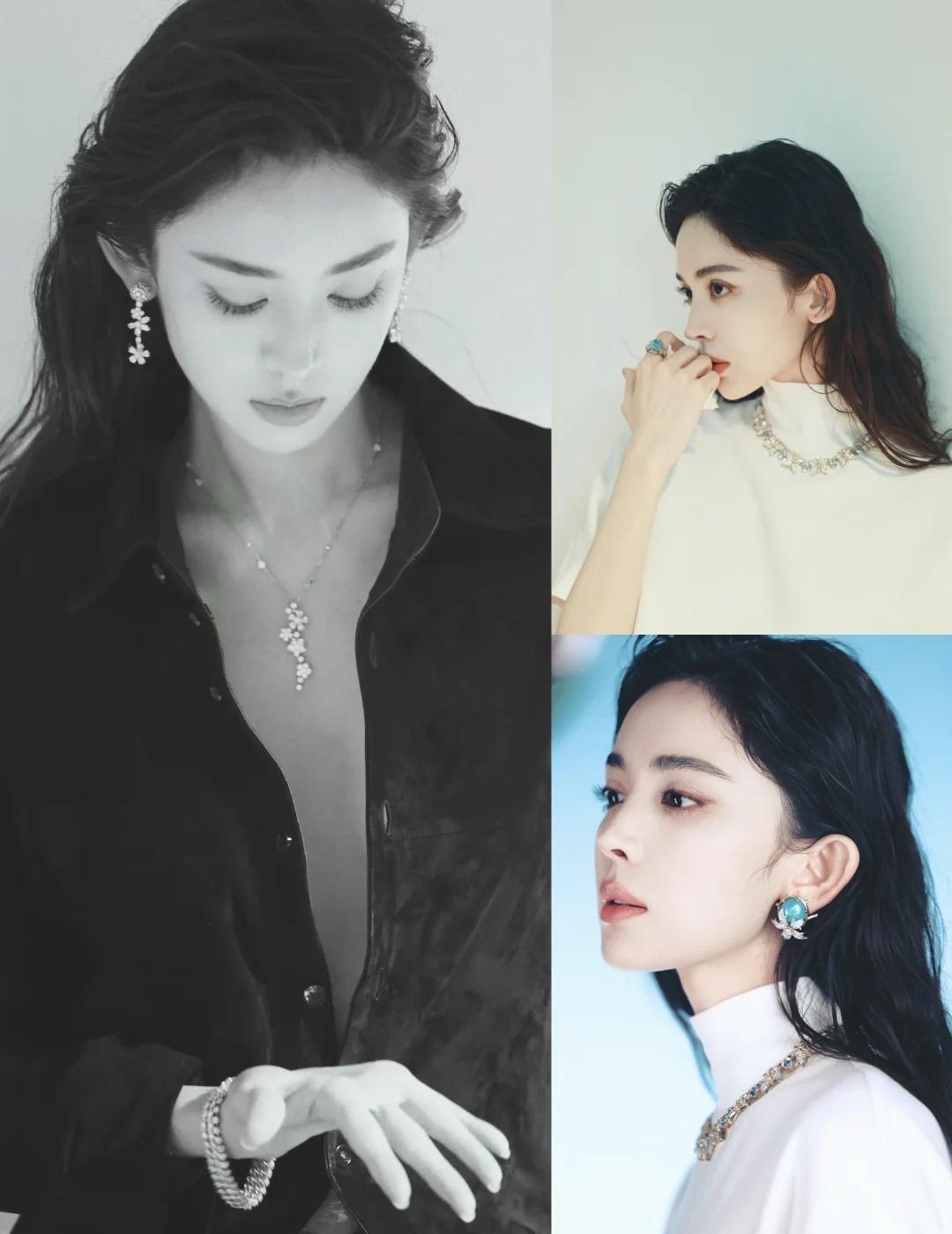 深V湿发的娜扎，工作室的审美来到nextlevel娜扎x芭莎珠宝七月