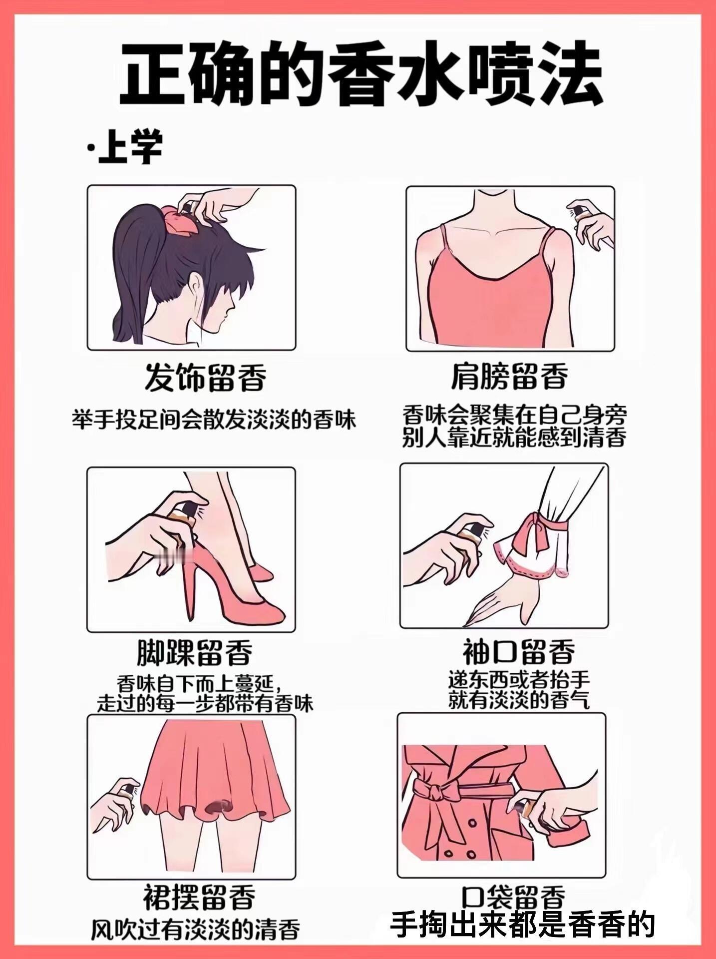 原来我这么多年喷香水都没用对方式！