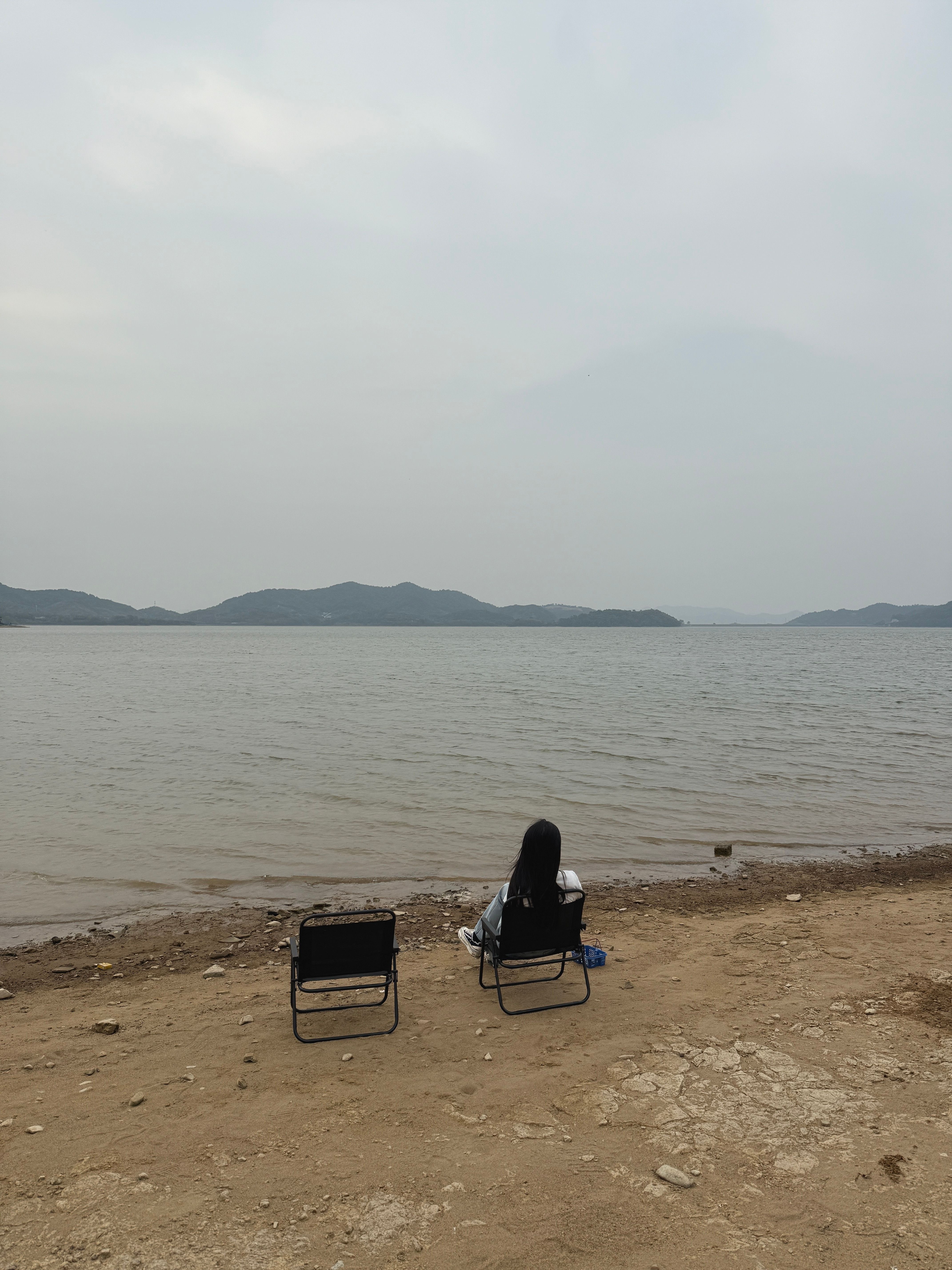 感受日落沙滩湖边风光​​​