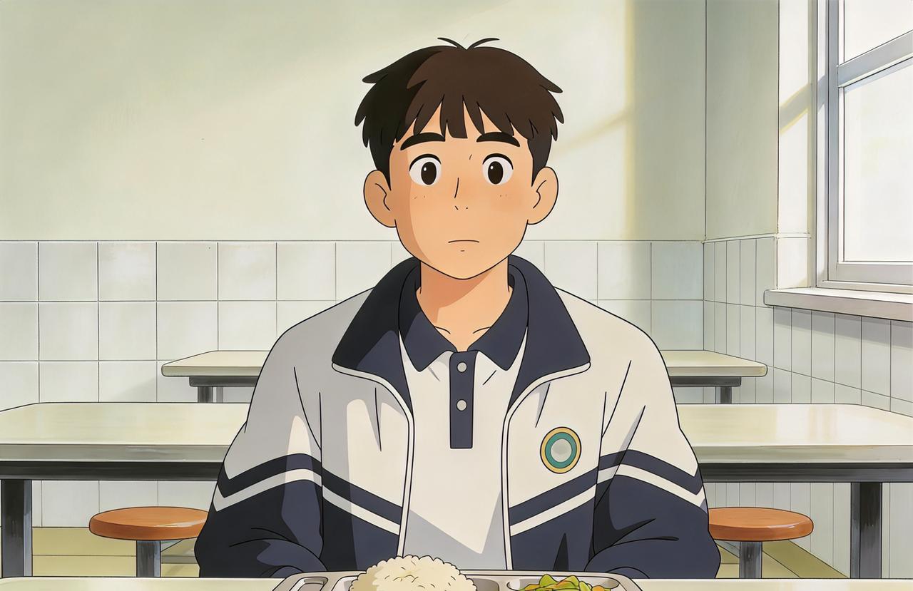 我有个同学，大一去食堂吃饭的时候，他只打一个菜，不是土豆丝，就是炒白菜，主食要么