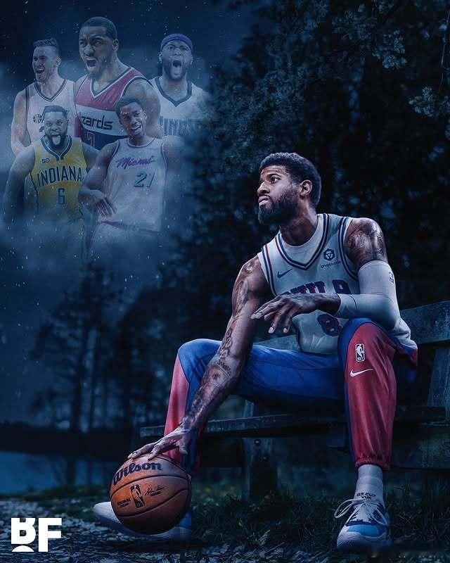 随着约翰·沃尔退役，保罗·乔治成为2010届NBA选秀中唯一现役的球员😔保罗