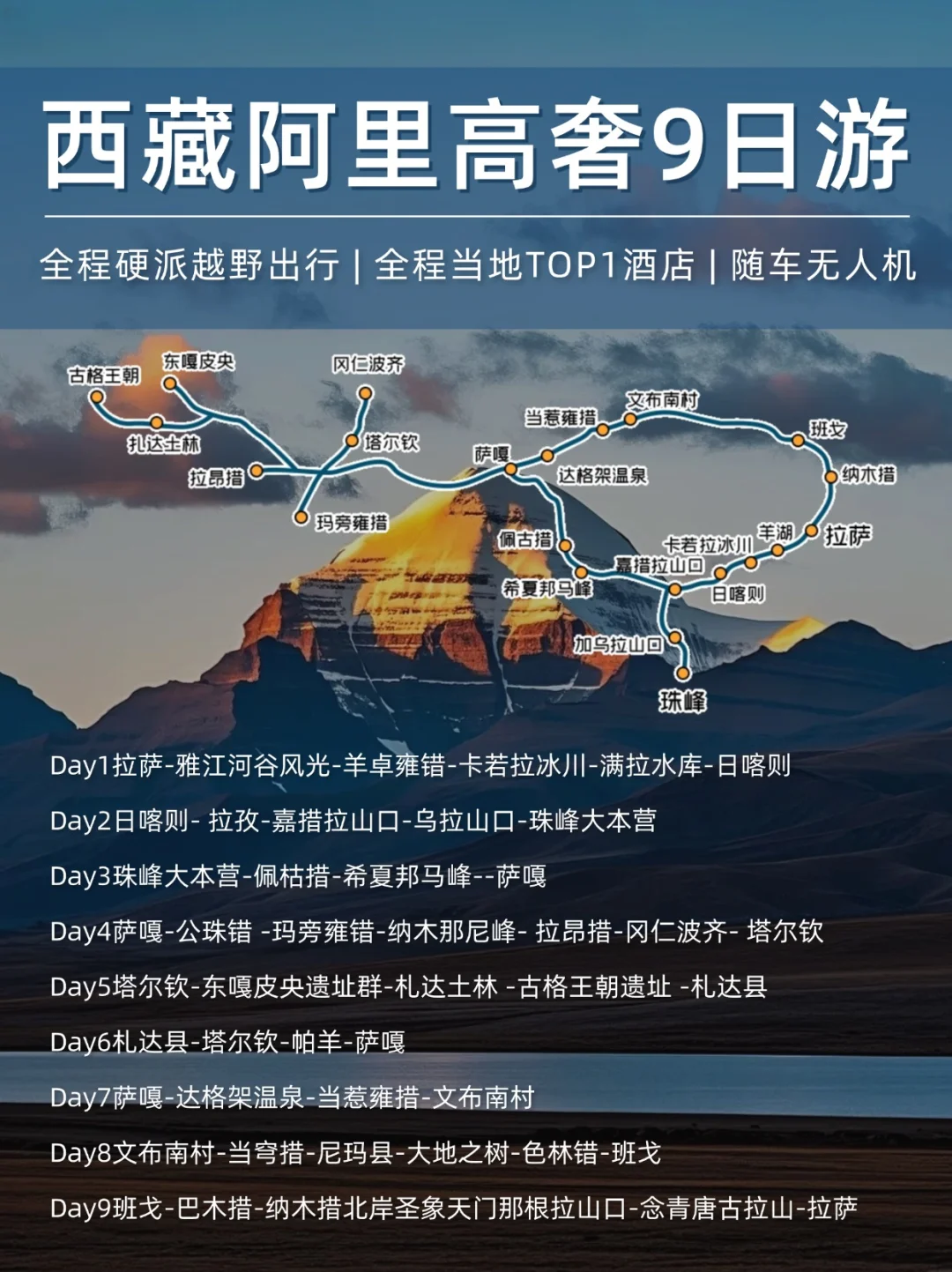 去西藏阿里旅游=高反+受苦❓NONONO‼️