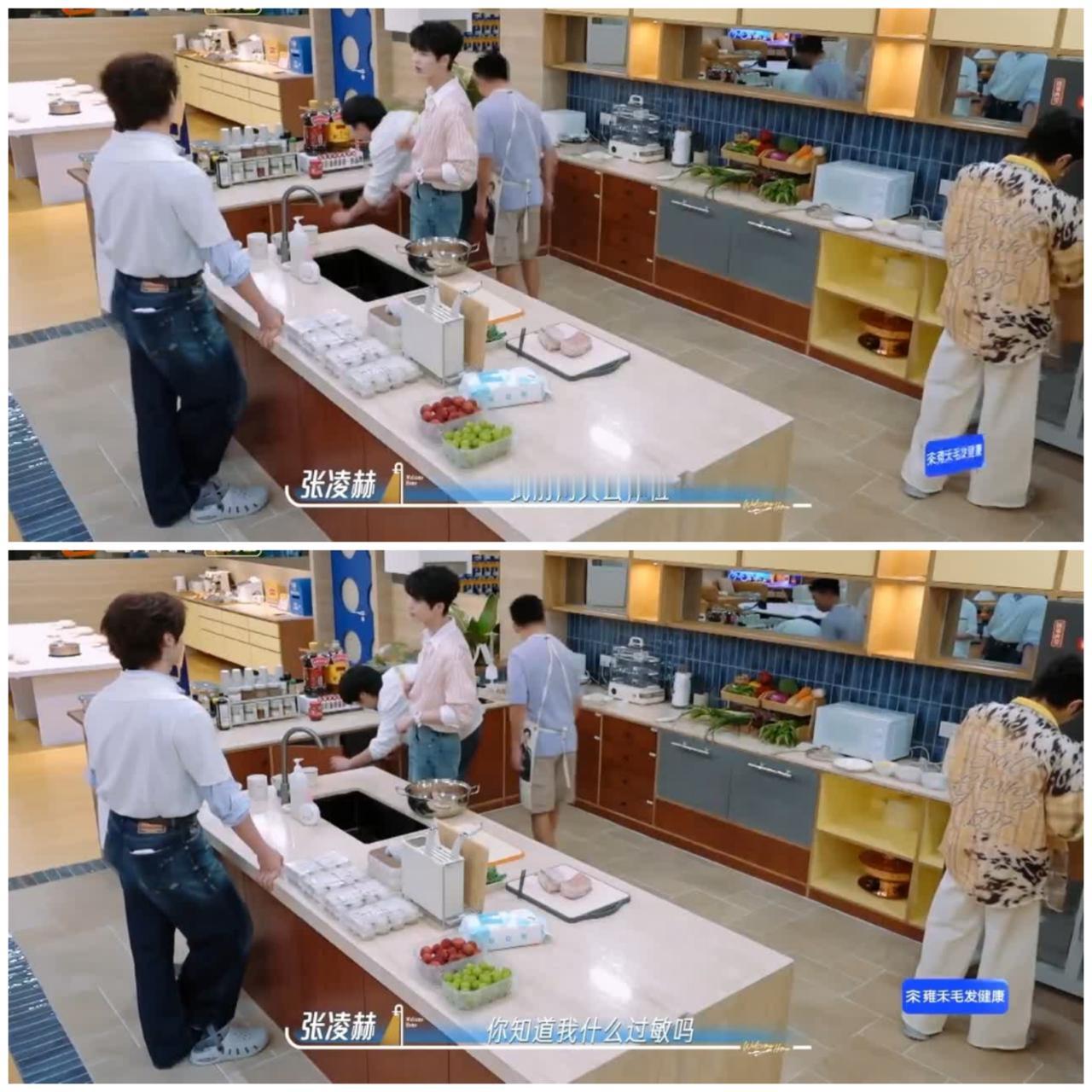 张凌赫这个身体问题有点严重，何炅被吓到，到医院一查才找出原因。张凌赫起