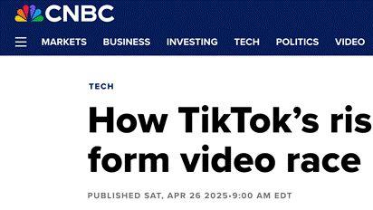 TikTok美国禁令下,Meta、谷歌发力短视频欲抢占市场