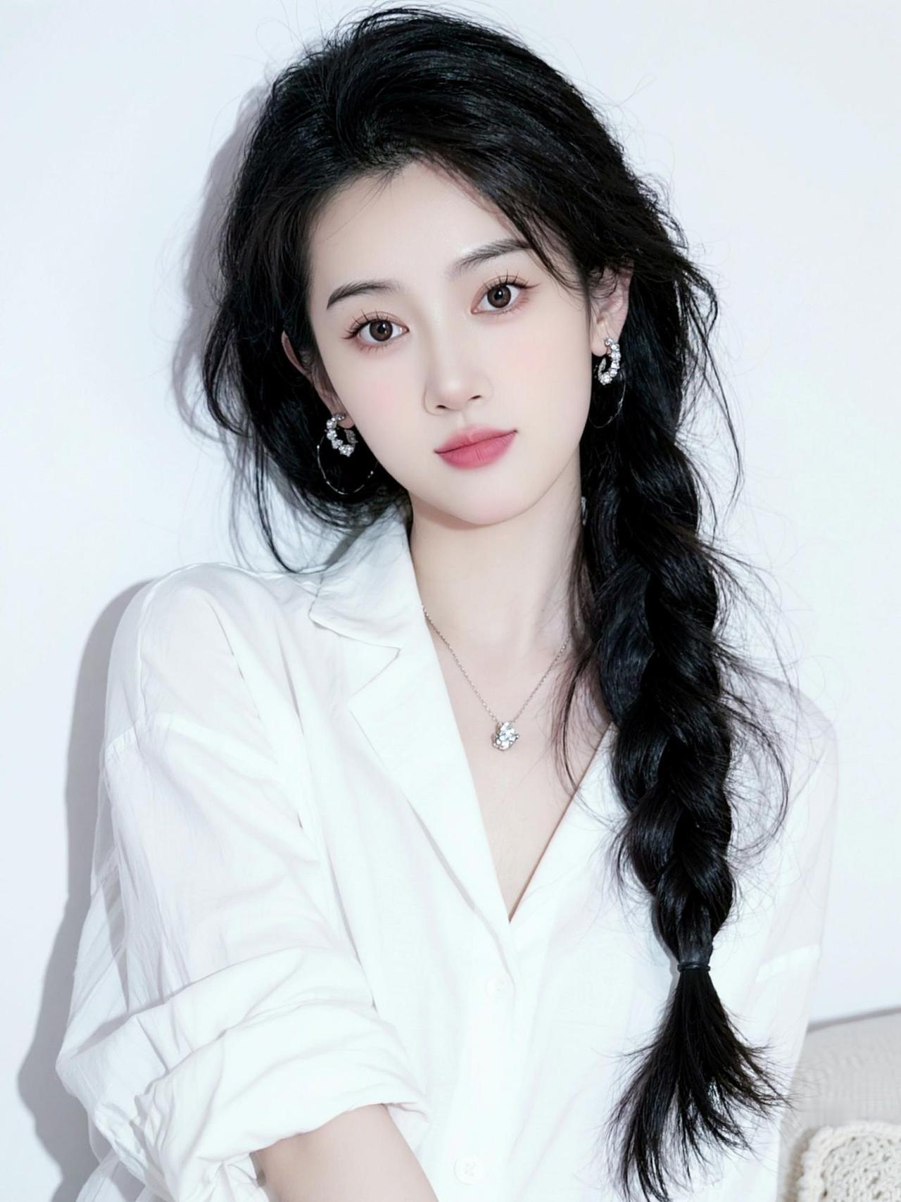 侧马尾扎他真的看起来好温柔啊。好看的小姐姐