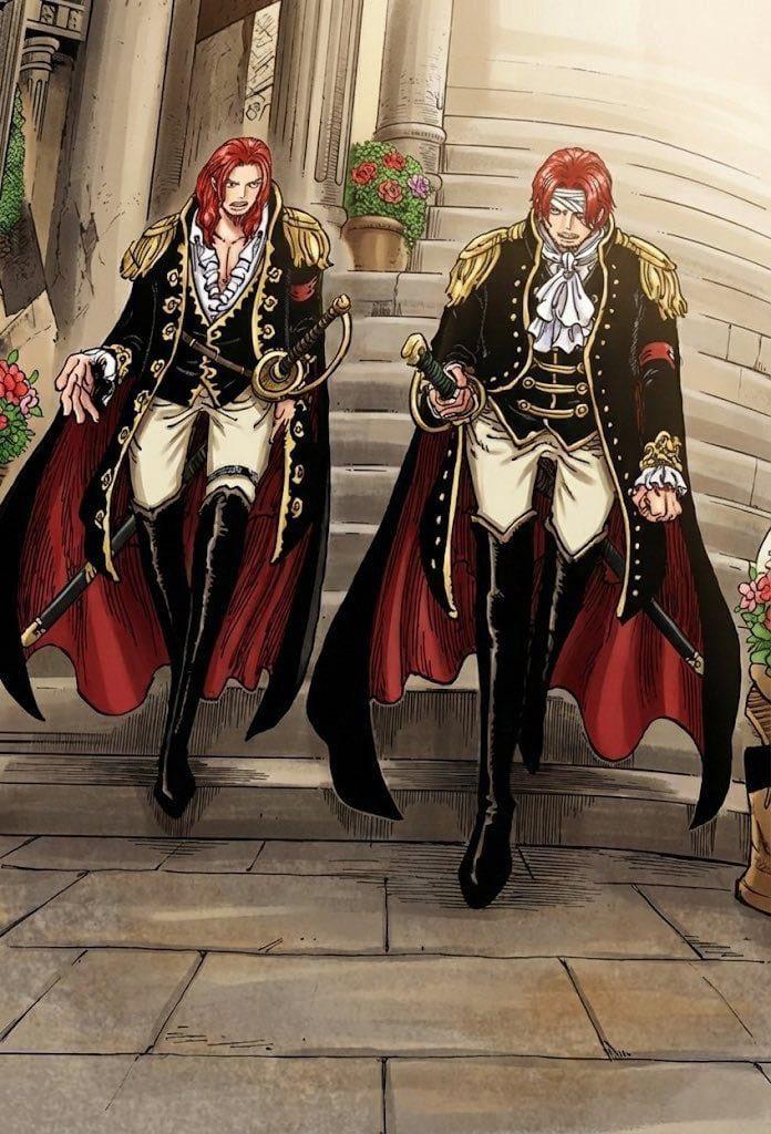 没想到当年香克斯在东海因为救路飞被近海之王咬断手臂的时候还能被尾田给圆回来，简单