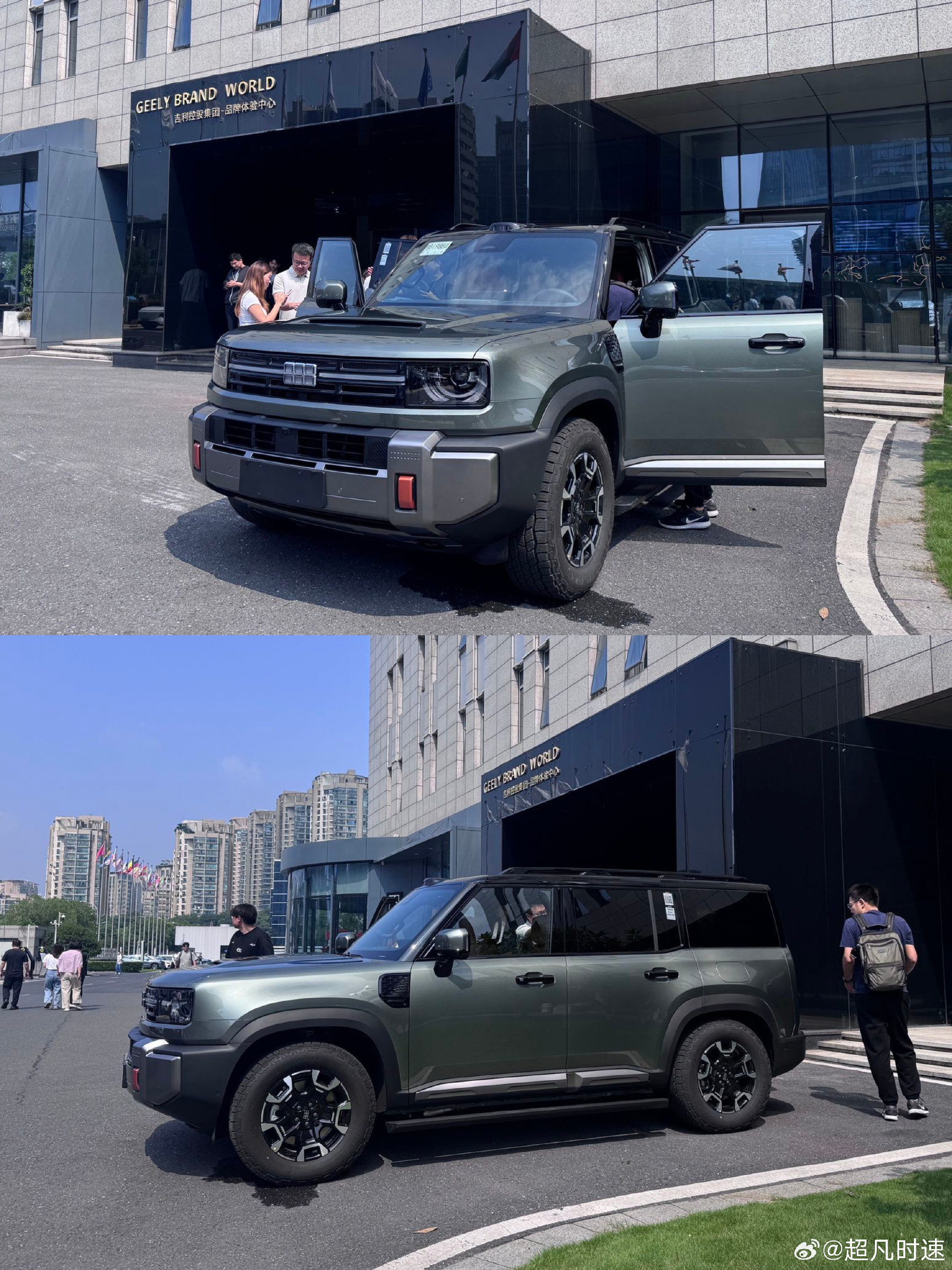 吉利银河战舰700实车，三电机1129马力+差速锁  新车定位中大型硬...