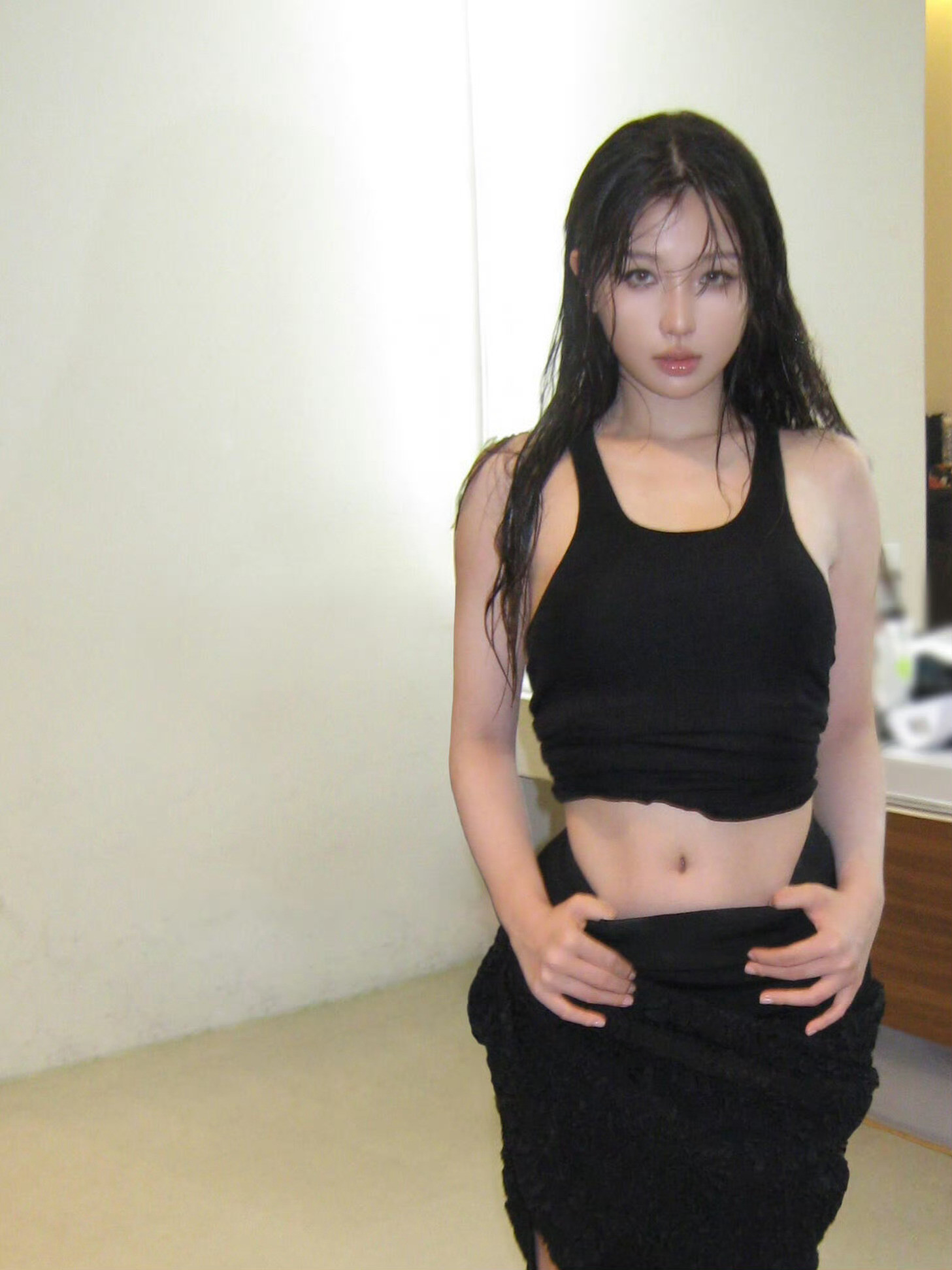 虞书欣永恒欲望的金苹果🍎湿发造型yyds来自星星的穿搭​​​