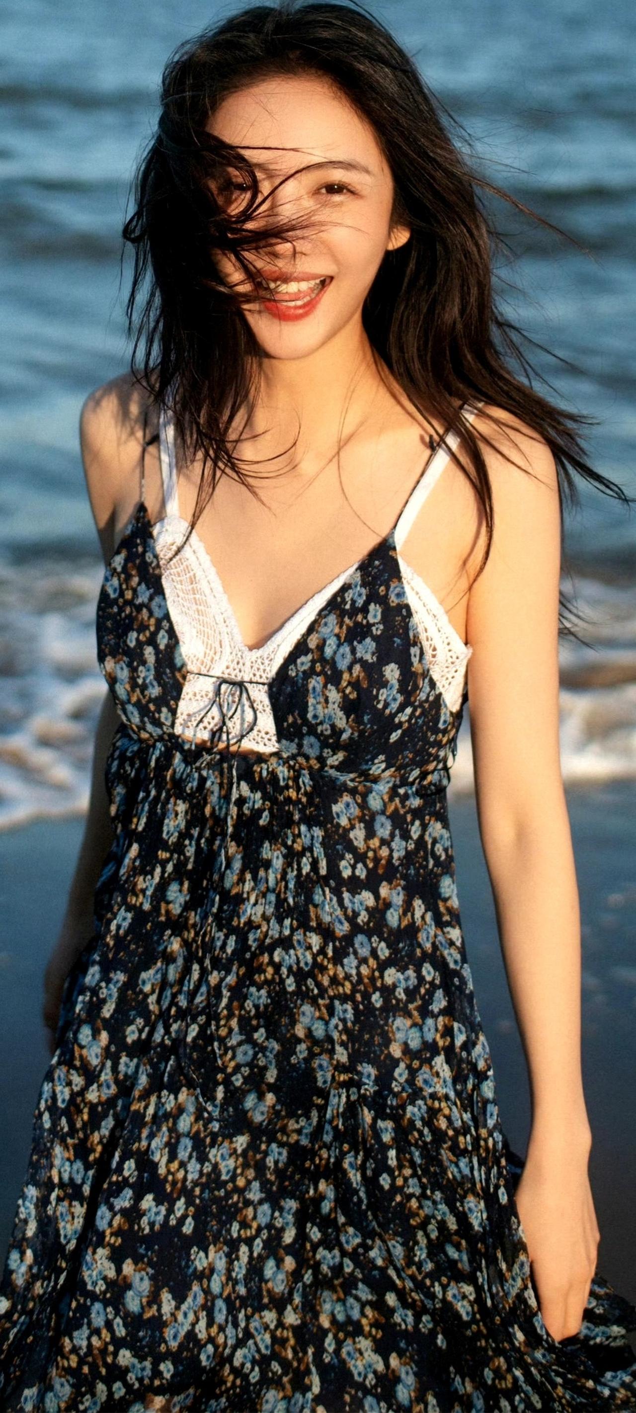 蔡文静海边大片娱乐圈女明星还有哪些美女蔡文静演技高雅气质美女明星时尚