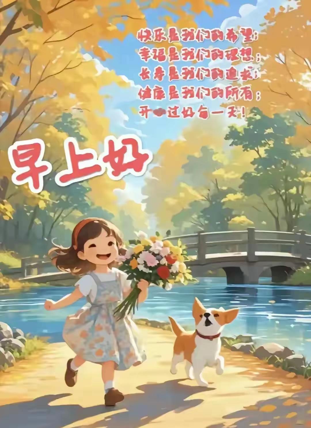 愿时光清浅，慢慢走，也能护你岁岁安然。早安呀～特别感谢我的粉丝和友友们，一