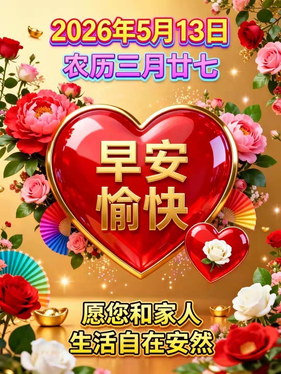 🌹早上好🌹心态好了；福气就来了；☀️🌹💖🍃晨光皆温暖，轻