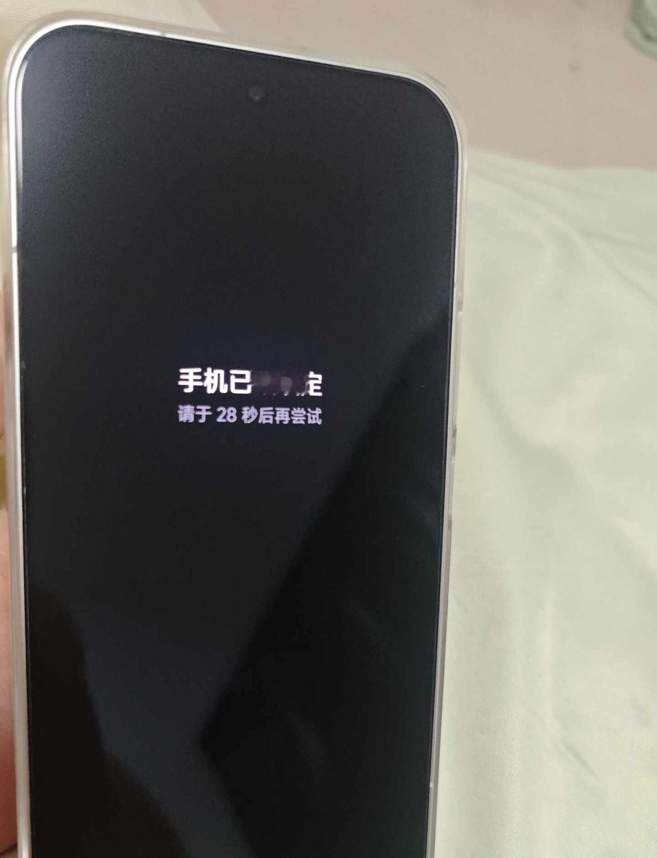 小米密码正确解不开入手三天小米17promax睡醒突然解不开，强制重启后一输