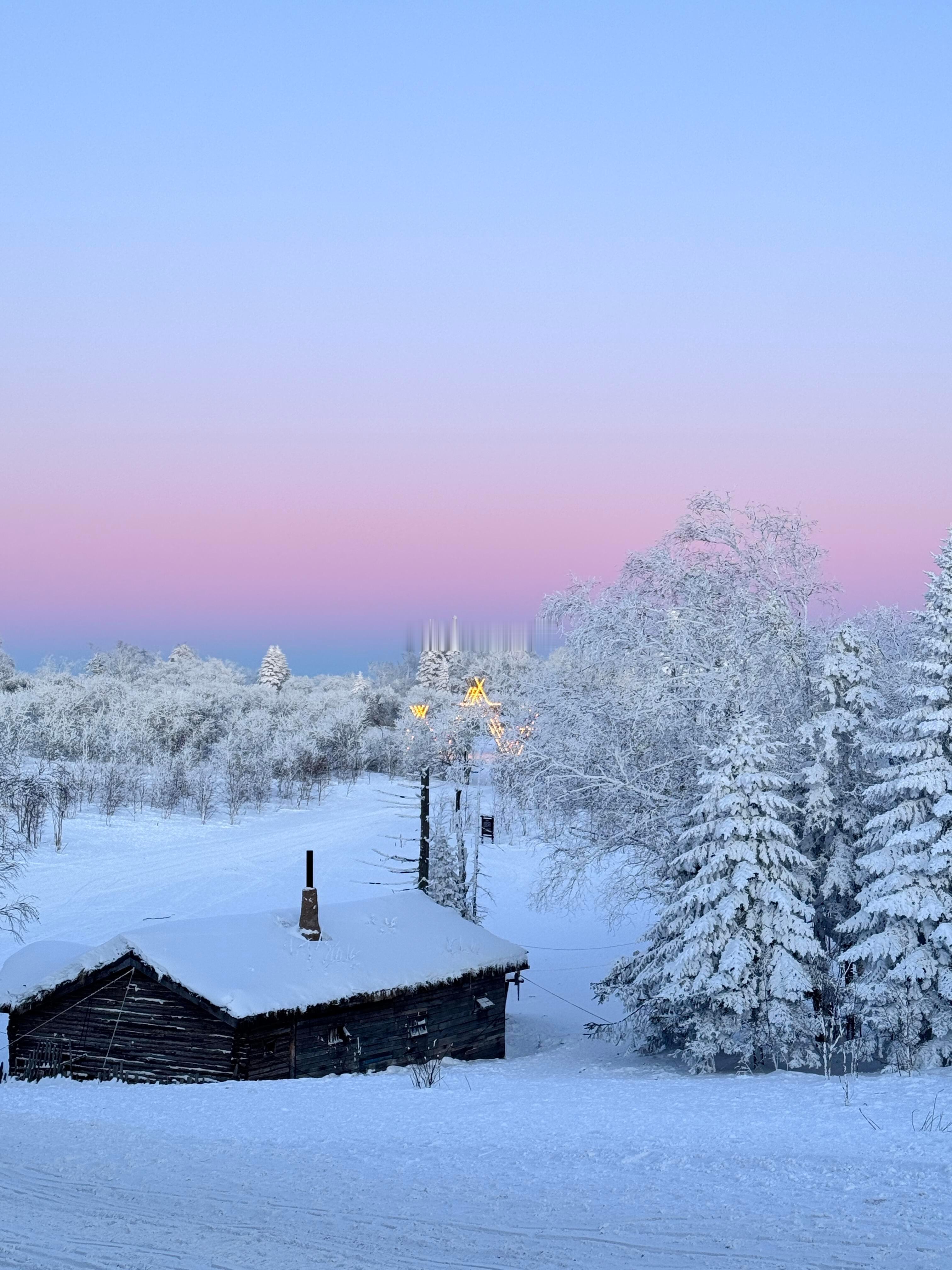 想去长白山看一场童话里的雪这长白山怎么长得和挪威似的🌝​​​
