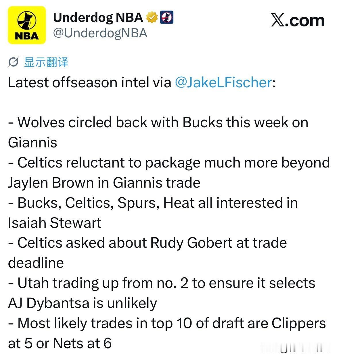 名记重磅爆料！！！休赛期交易市场有新动向！NBA已经进入了休赛期，各支球队都