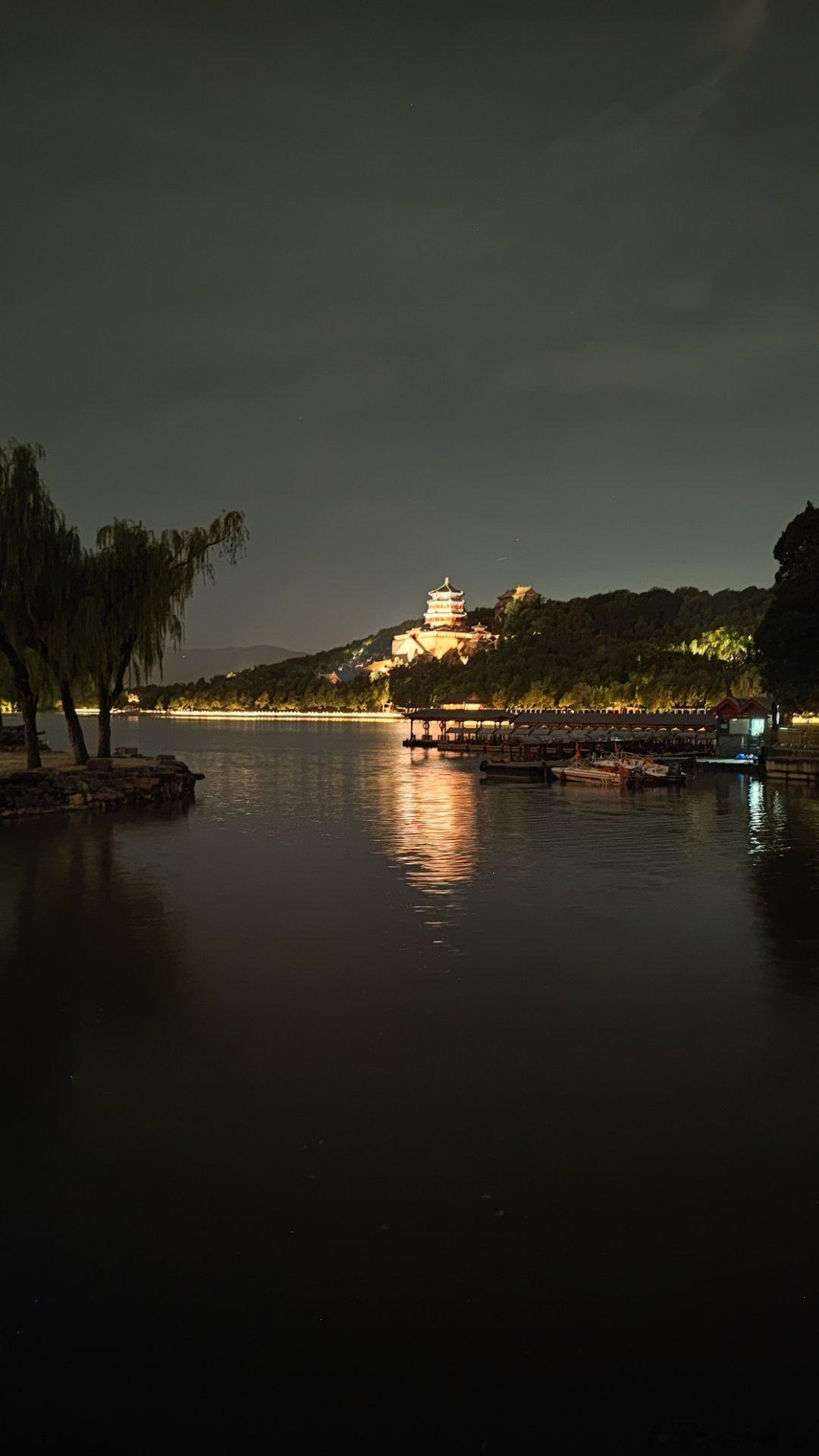 北京颐和园夜景摄影​​​