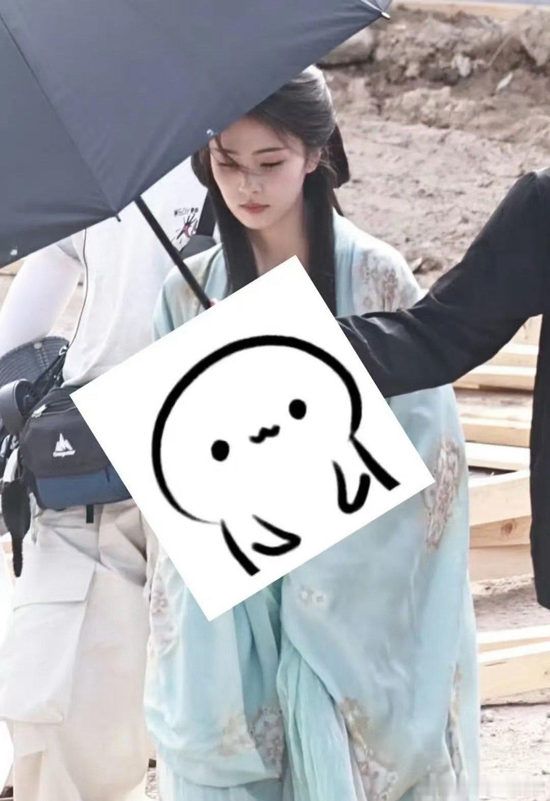 你敢信，白鹿这剧最好看的造型就这个😳​​​