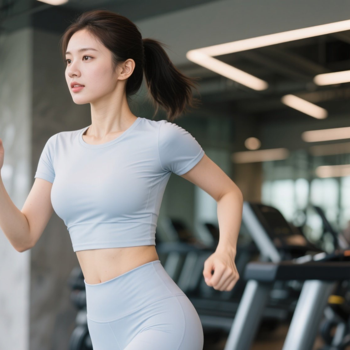 丰乳肥臀健身女神完美曲线让人过目不忘